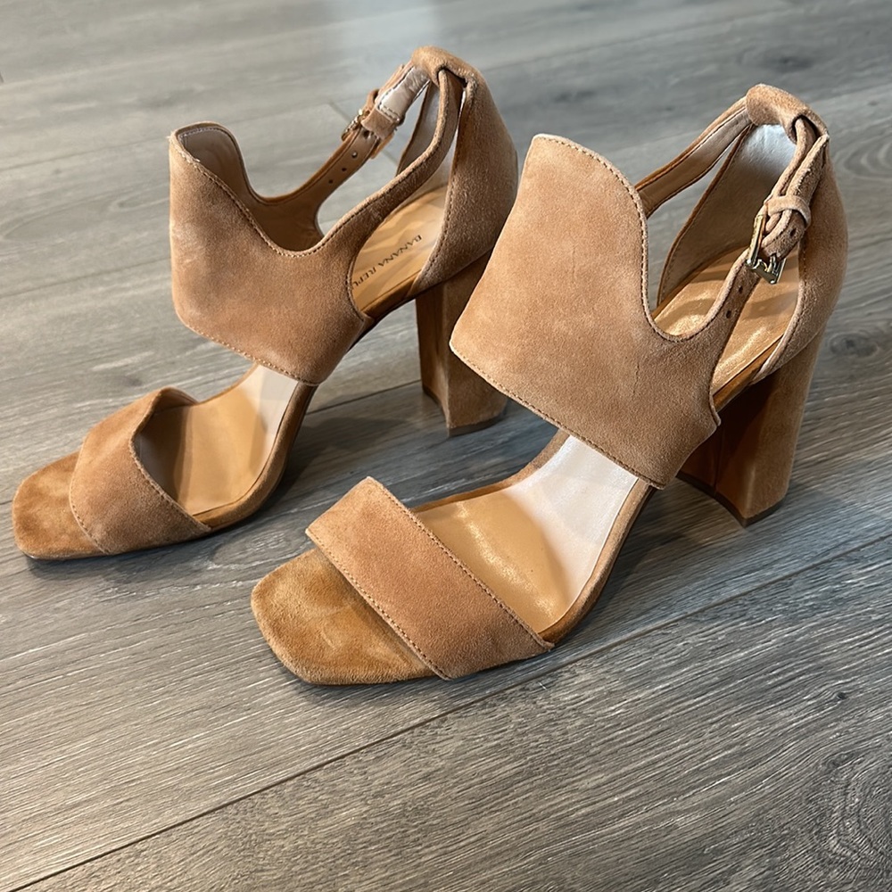Women's Suede Block Heels